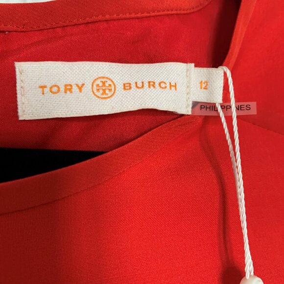 BNWT- Tory Burch Megan Dress - Red sz 12 - Picture 5 of 6